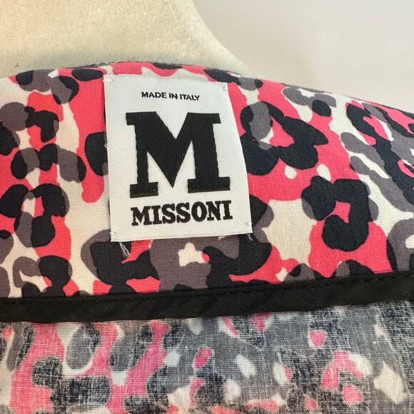 M Missoni Cheetah Cotton Adjustable Strap Shift Dress New With Tags - Picture 9 of 12
